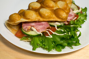 hong kong waffles fast food