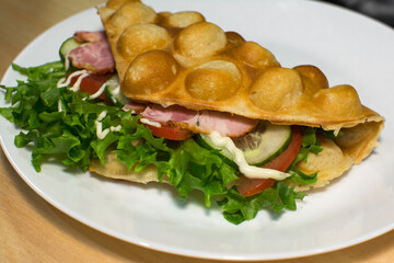 hong kong waffles fast food