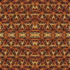 abstract patterns of gold and silver.seamless background image.3d rendering, 3d illustration.