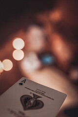 christmas card with gift