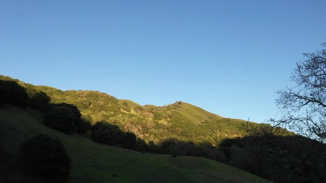Mountain Landscape near Ukiah California Drone Scenic View