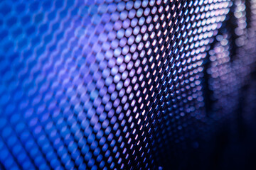 CloseUp LED blurred screen. LED soft focus background. abstract background ideal for design.