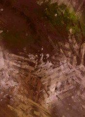 Brushed Painted Abstract Background. Brush stroked painting. Strokes of paint. 2D Illustration.