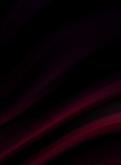 Colorful smooth lines on black background. Liquid and fluid vibrant color waves flowing in the dark. Graphic illustration for wallpaper, banner, background, card, book, cover, poster, banner, brochure