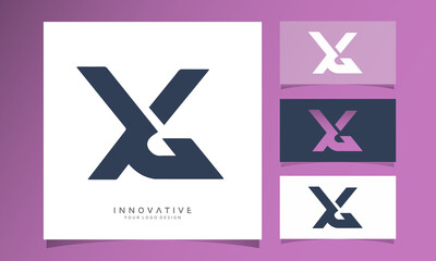 Letter YG vector logo design template idea, Graphic designer studio Concept.