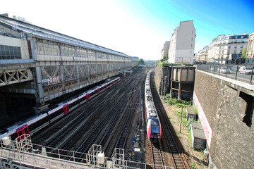 Fototapeta na wymiar Paris - Gare de Paris-Saint-Lazare 