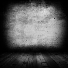 empty interior room with grunge wall