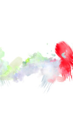 Brushed Painted Abstract Background. Brush stroked painting. Artistic vibrant and colorful wallpaper..