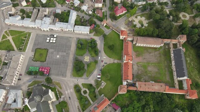 ancient castle in Zhovkva in Ukraine