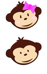 Monkeys Boy-Girl