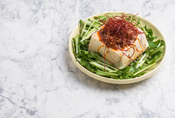 肉味噌とうふ料理