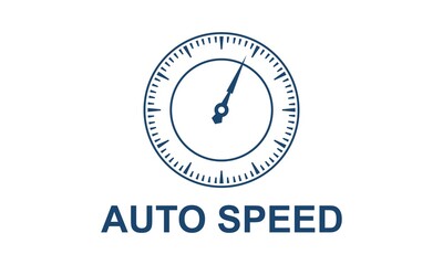Circle speedometer illustration icon vector