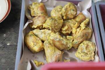 Gorengan: Fried food is one type of popular snack in Indonesia.
