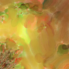 Handmade surreal abstract pattern watercolor. Modern artistic painting. 2d illustration. Texture backdrop painting mix. Creative wall art. Contemporary art.