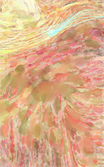 Fototapeta premium Watercolor brushstrokes. Modern art. Abstract texture. 2d illustration. Expressive handmade watercolors on surface. Colorful backdrop. Multi color backdrop. Contemporary wall art.