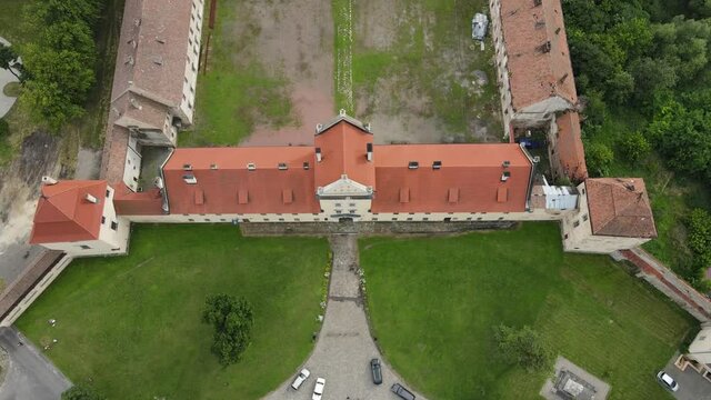 ancient castle in Zhovkva in Ukraine