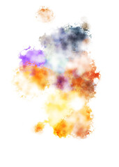 Brushed Painted Abstract Background. Brush stroked painting. Artistic vibrant and colorful wallpaper..