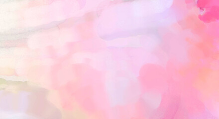 Watercolor abstract painting with pastel colors. Soft color painted illustration of calming composition for poster, wall art, banner, card, book cover or packaging. Modern brush strokes painting.
