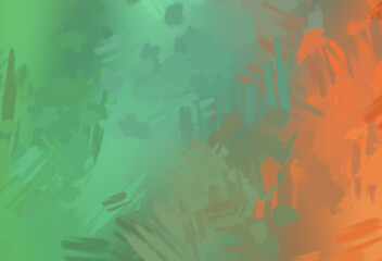 Brushed Painted Abstract Background. Brush stroked painting. Strokes of paint. 2D Illustration.