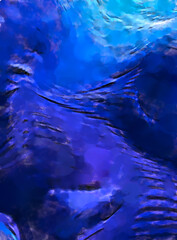 Modern art. Colorful contemporary artwork. Color strokes of paint. Brushstrokes on abstract background. Brush painting.