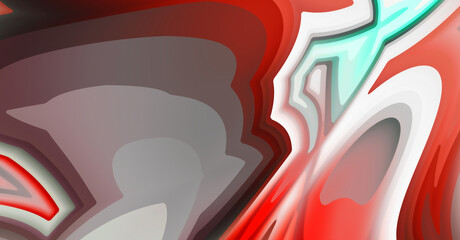 Abstract background with fluid colorful gradient. 2D illustration of modern urban graphic. Graffiti design inspired wallpaper.