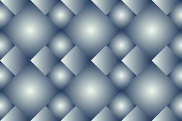 Vector Minimal abstract checkerboard 3d white and blue background. Colorful  square gradient pattern. Modern square gradient, geometric square gradient. square background.