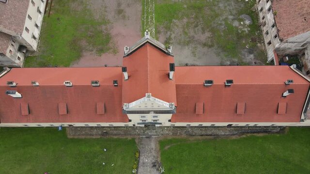 ancient castle in Zhovkva in Ukraine