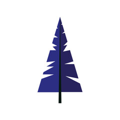 Fototapeta premium pine tree forest isolated icon