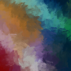 Brushed Painted Abstract Background. Brush stroked painting. Artistic vibrant and colorful wallpaper.