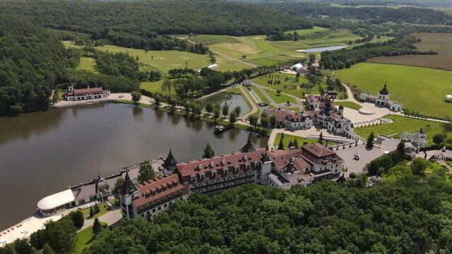 edem resort medical spa aerial shot