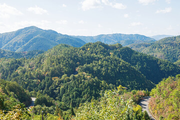 嵐山高雄パークウェイからの景色