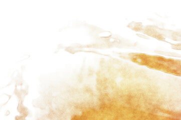 Abstract colorful watercolor on white background. Digital art painting.