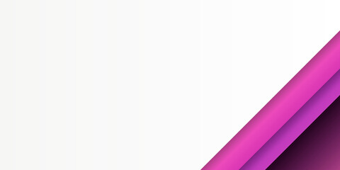 Pink purple white abstract presentation background with paper cut style
