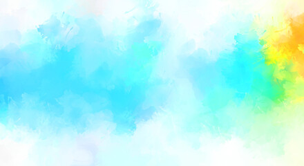 Creative abstract painting. Background with artistic brush strokes. Colorful and vibrant illustration. Painted art.