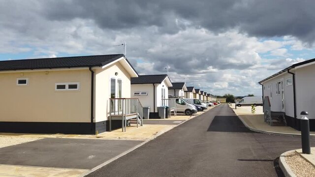 A mobile house parking space for location-independent people in England