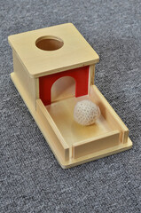 Permanence box, montessori toy
