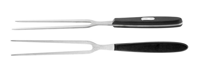 modern fork on white background