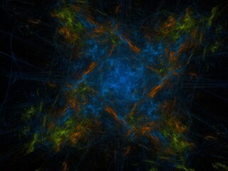 Imaginatory fractal background Image