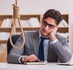 Bankrupt broke businessman considering suicide hanging himself