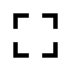 Fototapeta premium icon size screen high quality black style vector