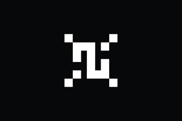 XN logo letter design on luxury background. NX logo monogram initials letter concept. XN icon logo design. NX elegant and Professional letter icon design on black background. N X XN NX