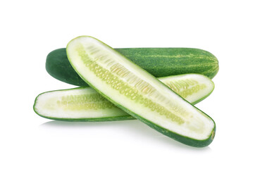 Cucumber isolated on white background