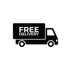 Delivery truck icon isolated on white background. Delivery truck icon in trendy design style. Delivery truck vector icon modern and simple flat symbol for web site, mobile, logo, app, UI.