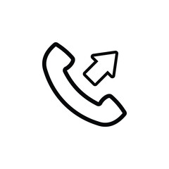 Phone call icon vector