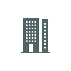 Buildings Icon Isolated On White Background. Buildings Icon Trendy And Modern Buildings Symbol For Logo, Web, App, Ui. Buildings Icon Simple Sign. Buildings Icon Flat Vector Illustration For G