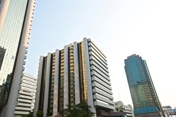 modern office building in downtown