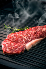 国産和牛サーロインステーキのグリル　Grilled Wagyu sirloin steak