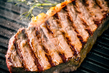 国産和牛サーロインステーキのグリル　Grilled Wagyu sirloin steak