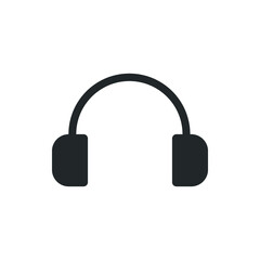 Headphone icon . Headphone icon vector. Headphone icon isolated on white background. Headphone icon modern and flat style. Headphone icon illustration. Headphone headset icon.