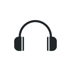 Headphone icon . Headphone icon vector. Headphone icon isolated on white background. Headphone icon modern and flat style. Headphone icon illustration. Headphone headset icon.